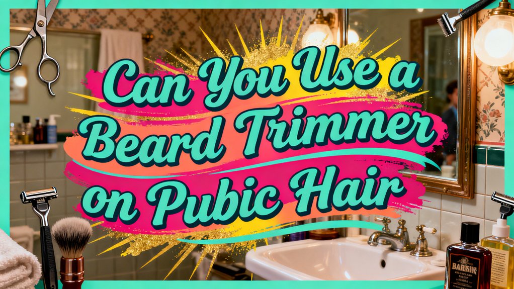 beard trimmer for pubic hair
