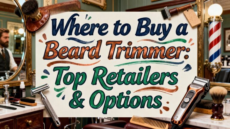 beard trimmer purchasing options