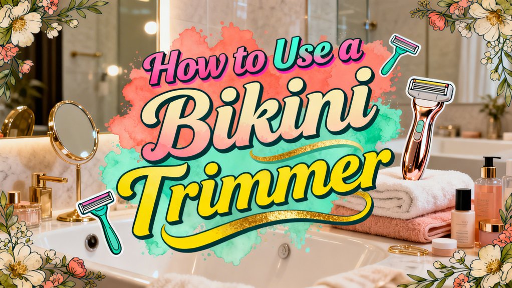 bikini trimmer usage tips