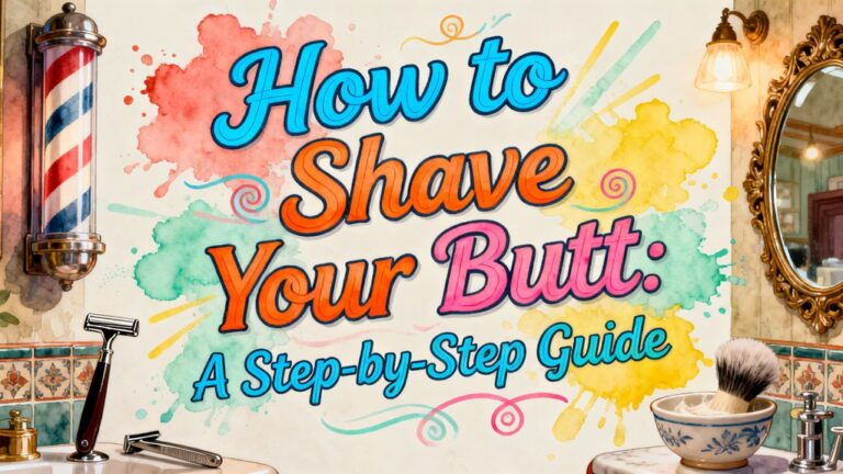 butt shaving step guide