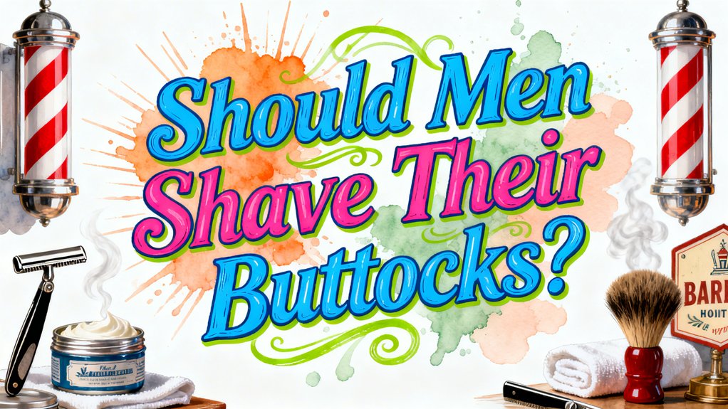 buttocks shaving for men
