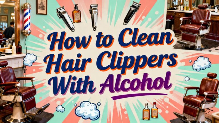 clean hair clippers safely