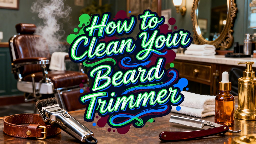 clean your beard trimmer