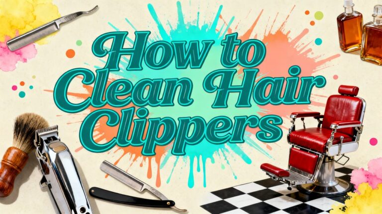 cleaning hair clipper blades