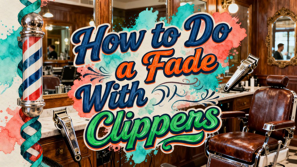 clippers fade haircut technique