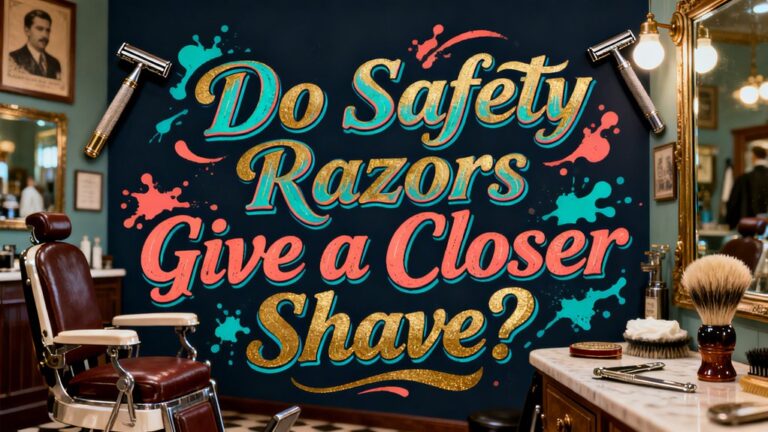 closer shave with safety razors