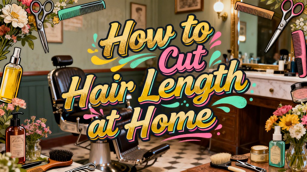 diy hair length trimming