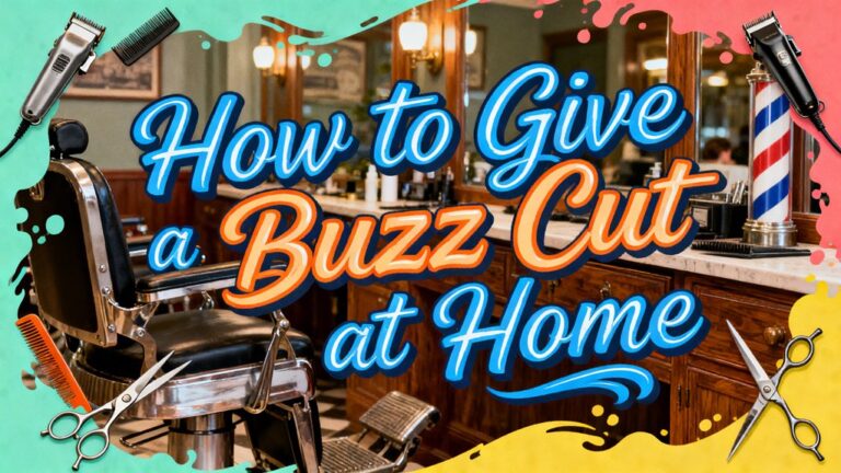 diy home buzz cut