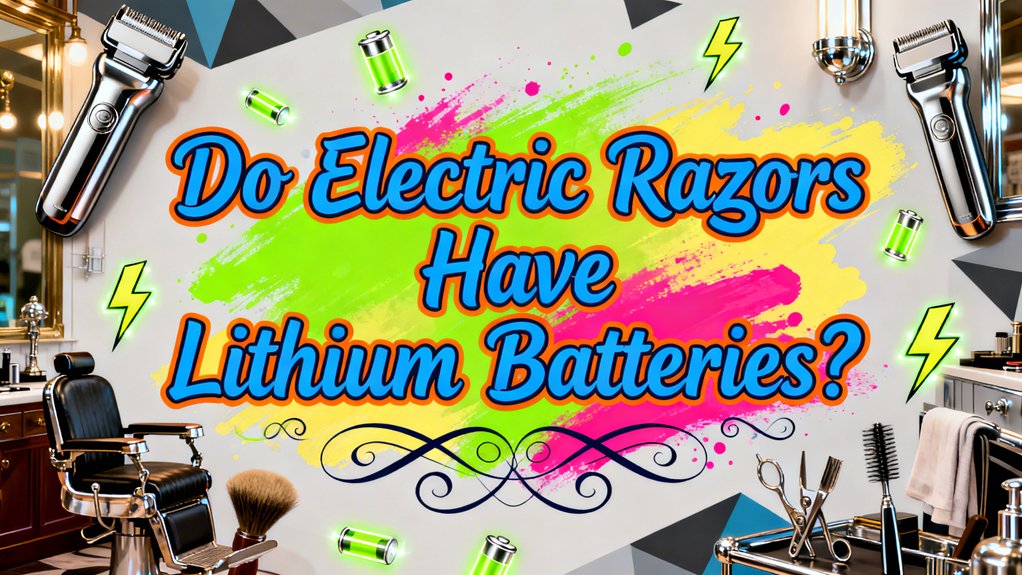 electric razors with lithium batteries