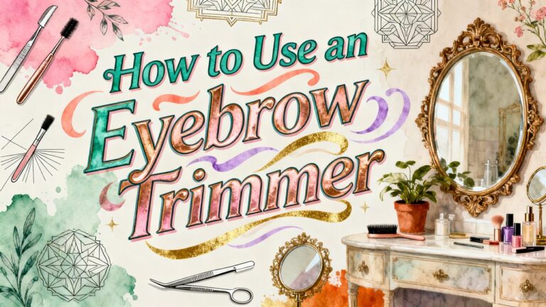 eyebrow trimming made easy