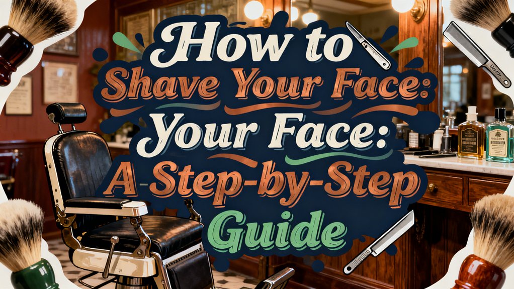 face shaving step by step guide