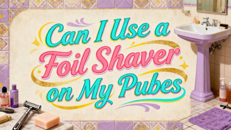 foil shaver for pubes