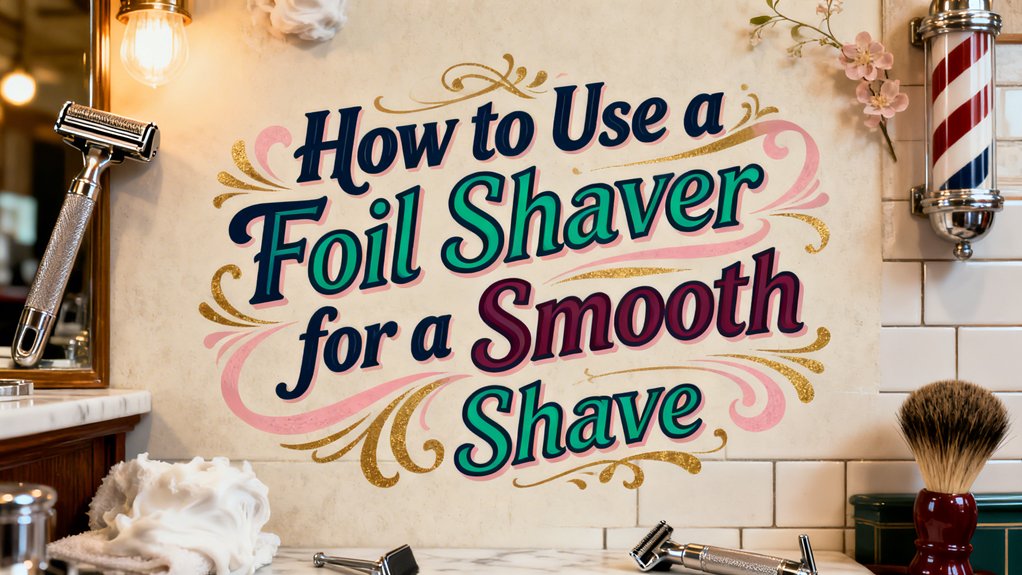 foil shaver smooth technique