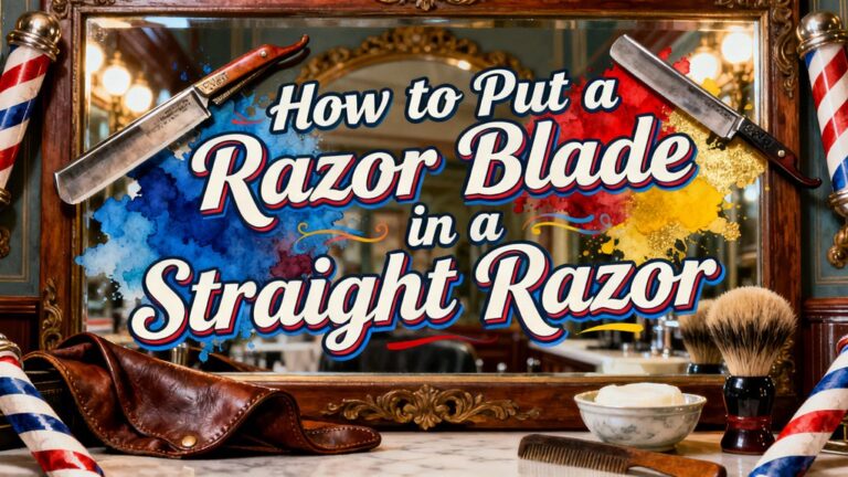insert blade into razor