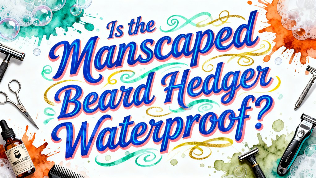 manscaped beard hedger waterproof capability