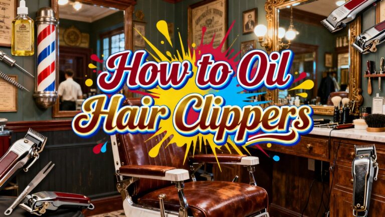 oil your hair clippers