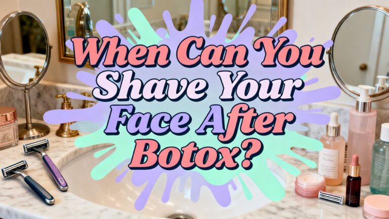 post botox shaving timeline