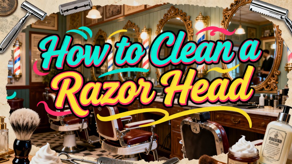 razor head cleaning instructions