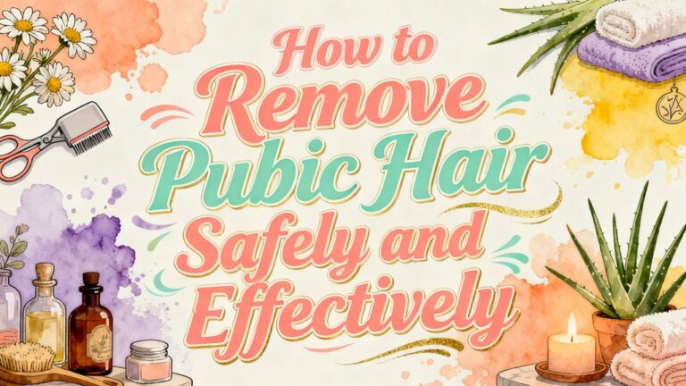 safe pubic hair removal