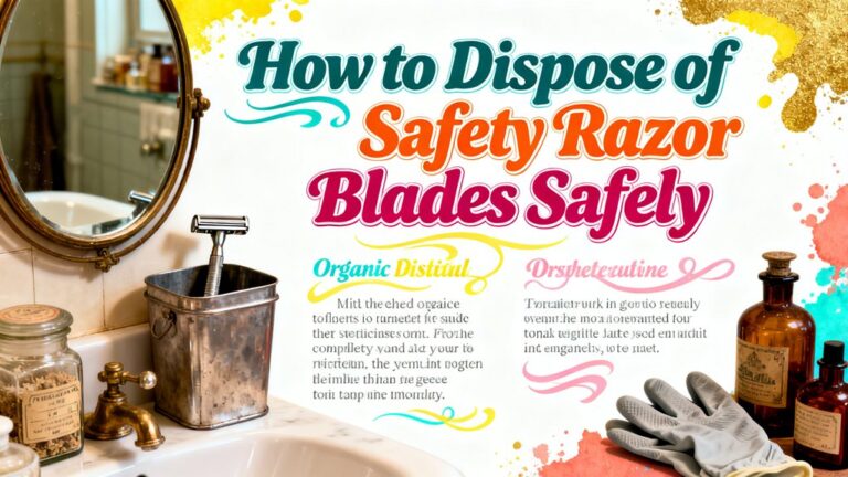 safe razor blade disposal
