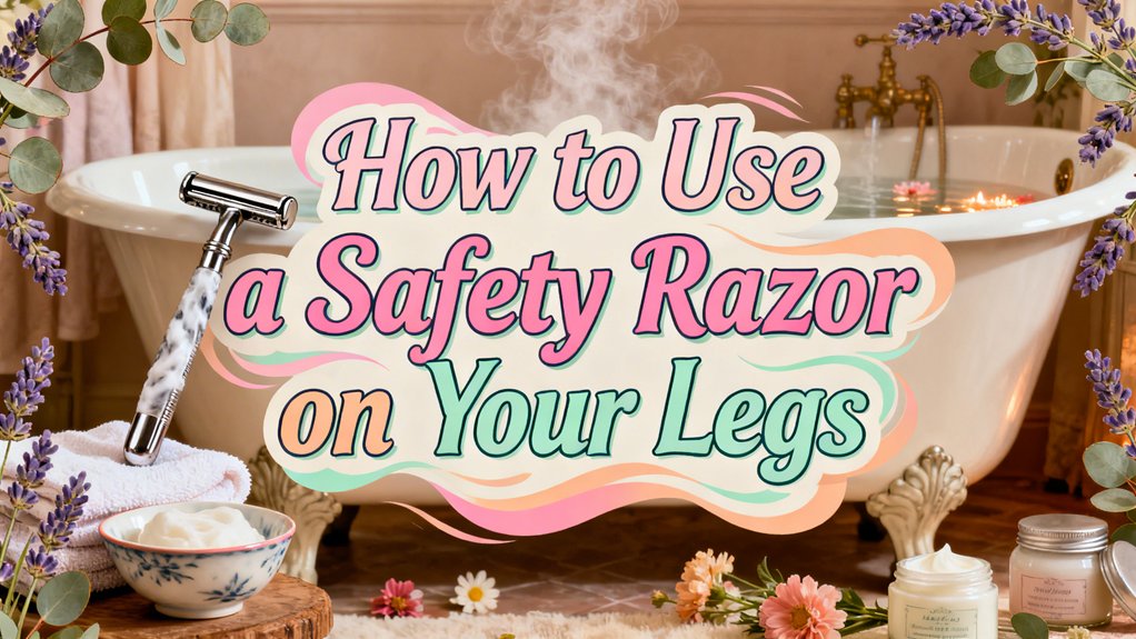 safety razor leg shaving