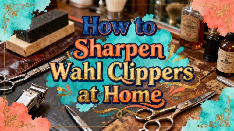sharpen wahl clippers yourself