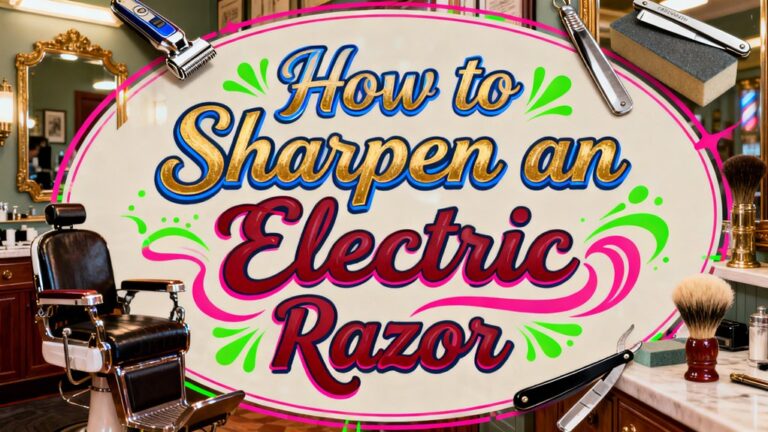 sharpening electric razor blades