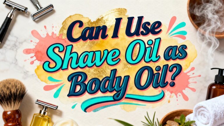 shave oil as body oil
