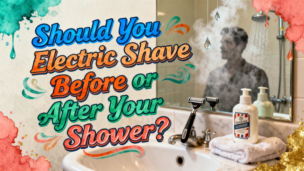 shave timing before or after