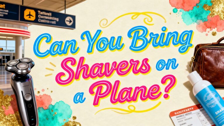 shavers allowed on planes