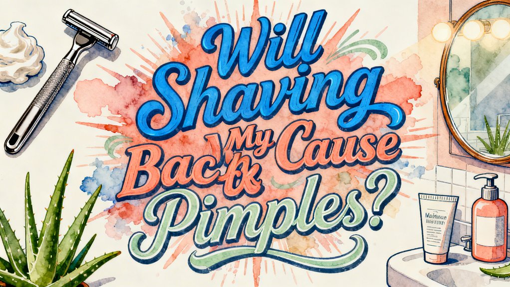 shaving back may cause pimples