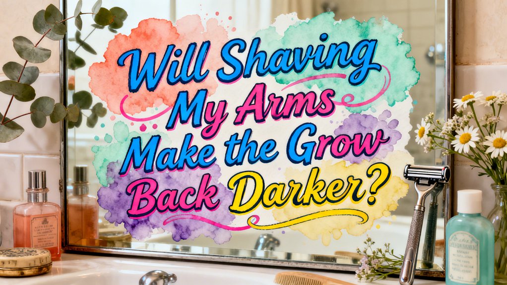 shaving doesn t darken hair
