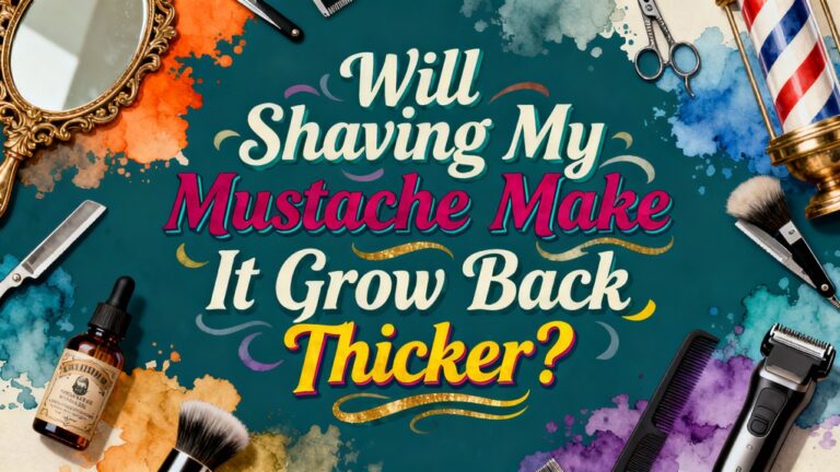 shaving mustache growth thickness
