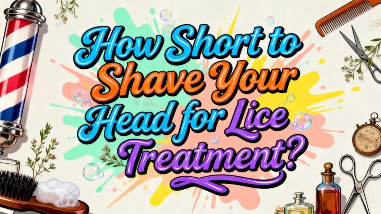 short hair for lice