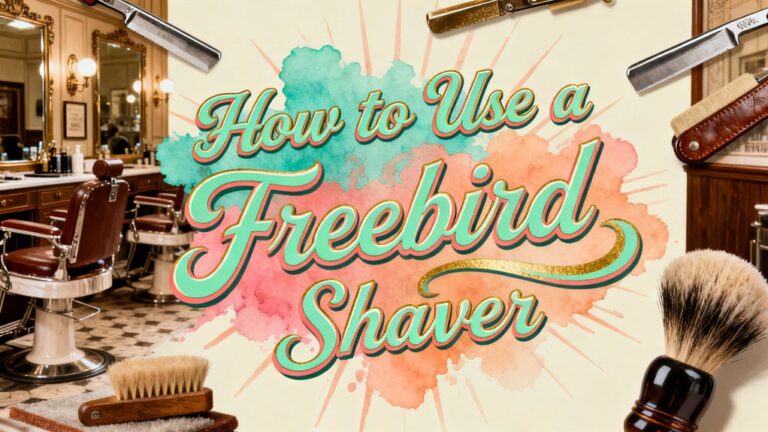 using freebird shaver properly