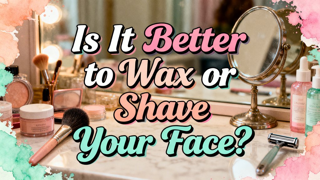 waxing vs shaving face