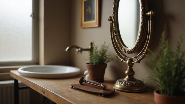 antique shaving stand collection