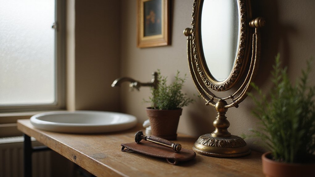 antique shaving stand collection